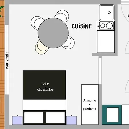 Сasa de vacaciones Le De L'olivier *